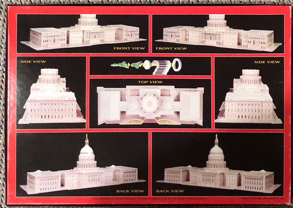 US Capital 3D - Wrebbit puzzle collectible [Barcode 032244044632] - Main Image 2