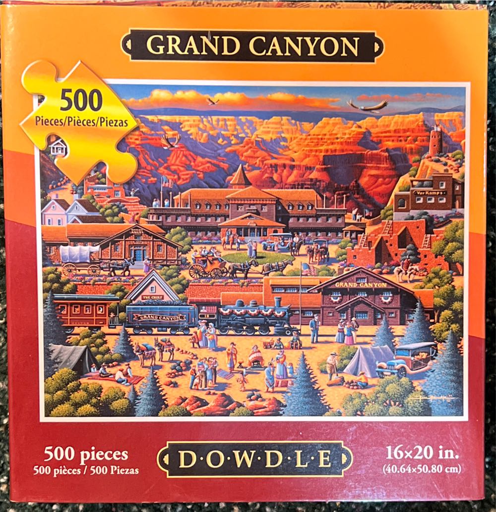 Grand Canyon (unverified) - Sold - Dowdle puzzle collectible [Barcode 00108711534] - Main Image 1