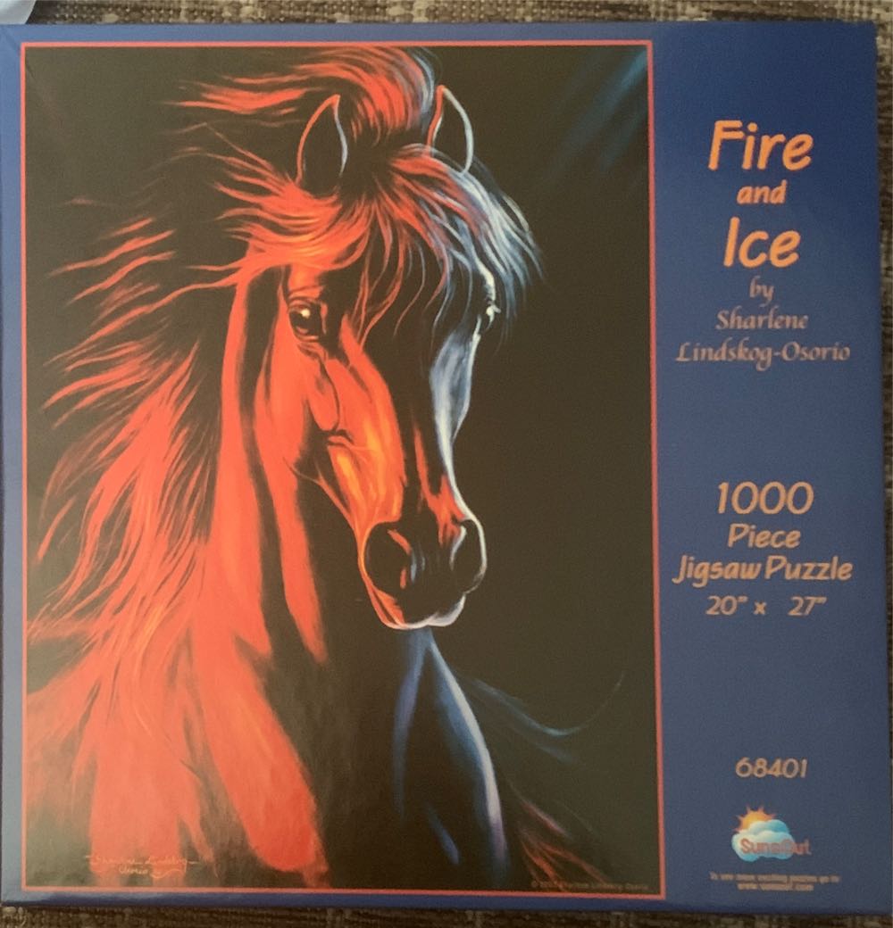 Fire and Ice - SunsOut 🇺🇸 puzzle collectible [Barcode 796780684010] - Main Image 2