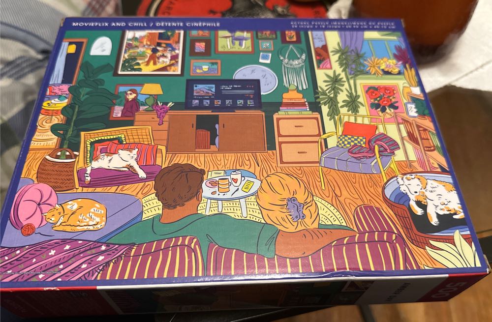 Movieflix and Chill - Spin Master puzzle collectible [Barcode 778988248522] - Main Image 2