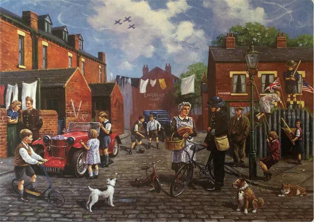 War Time Streets - Falcon de luxe puzzle collectible [Barcode 8710126156469] - Main Image 2