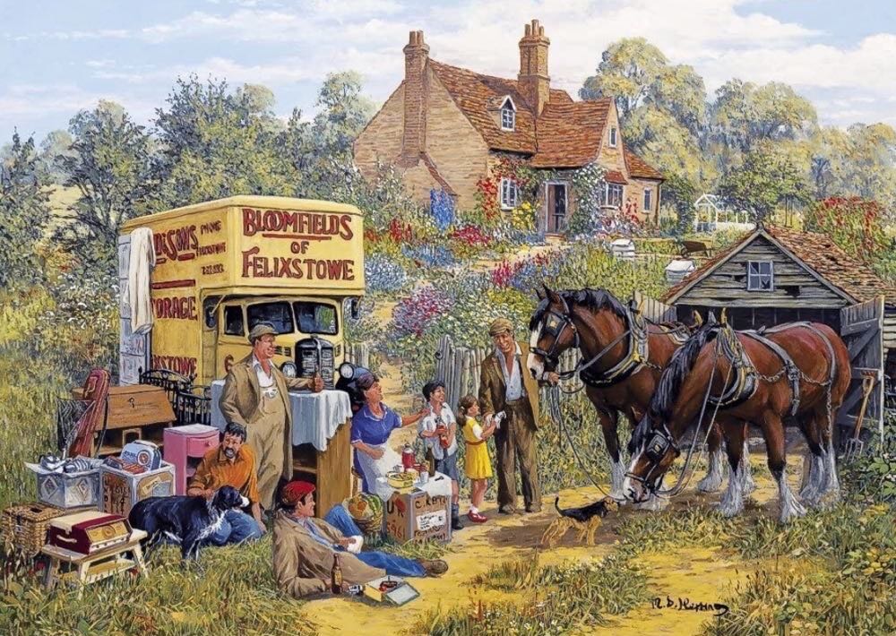 Meeting The Neighbours Piece Jigsaw Puzzle ... - Gibsons puzzle collectible [Barcode 5012269060188] - Main Image 2