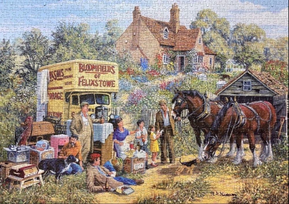 Meeting The Neighbours Piece Jigsaw Puzzle ... - Gibsons puzzle collectible [Barcode 5012269060188] - Main Image 3