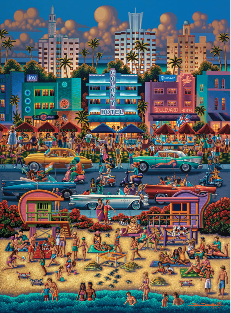 Miami - Buffalo puzzle collectible [Barcode 079346128082] - Main Image 2