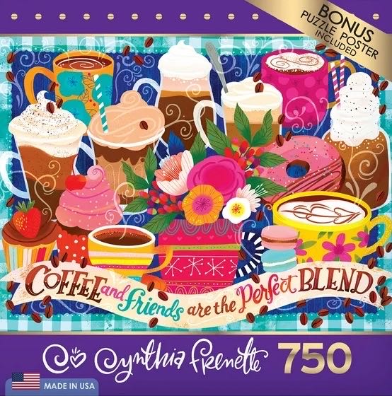 Coffee and Friends* - RoseArt puzzle collectible [Barcode 4895145437400] - Main Image 2