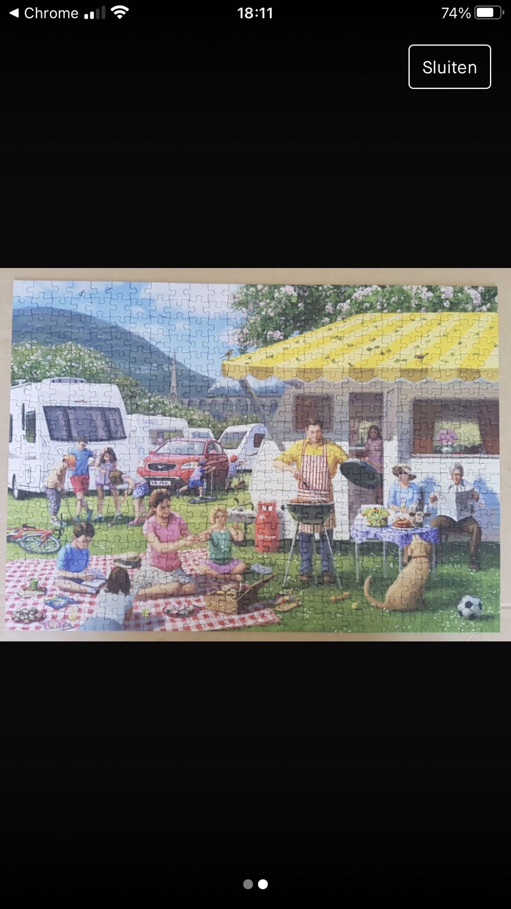 Family Holiday NNK NMOL  puzzle collectible - Main Image 2