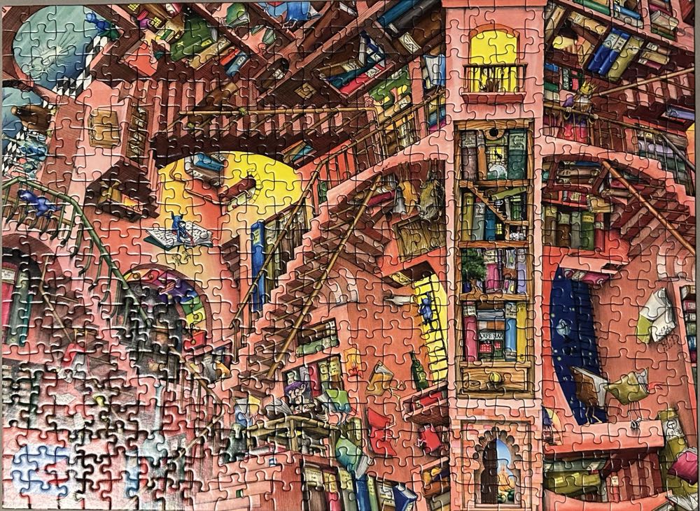 Zz - Ludicrous Library - Gone - Ravensburger puzzle collectible - Main Image 2