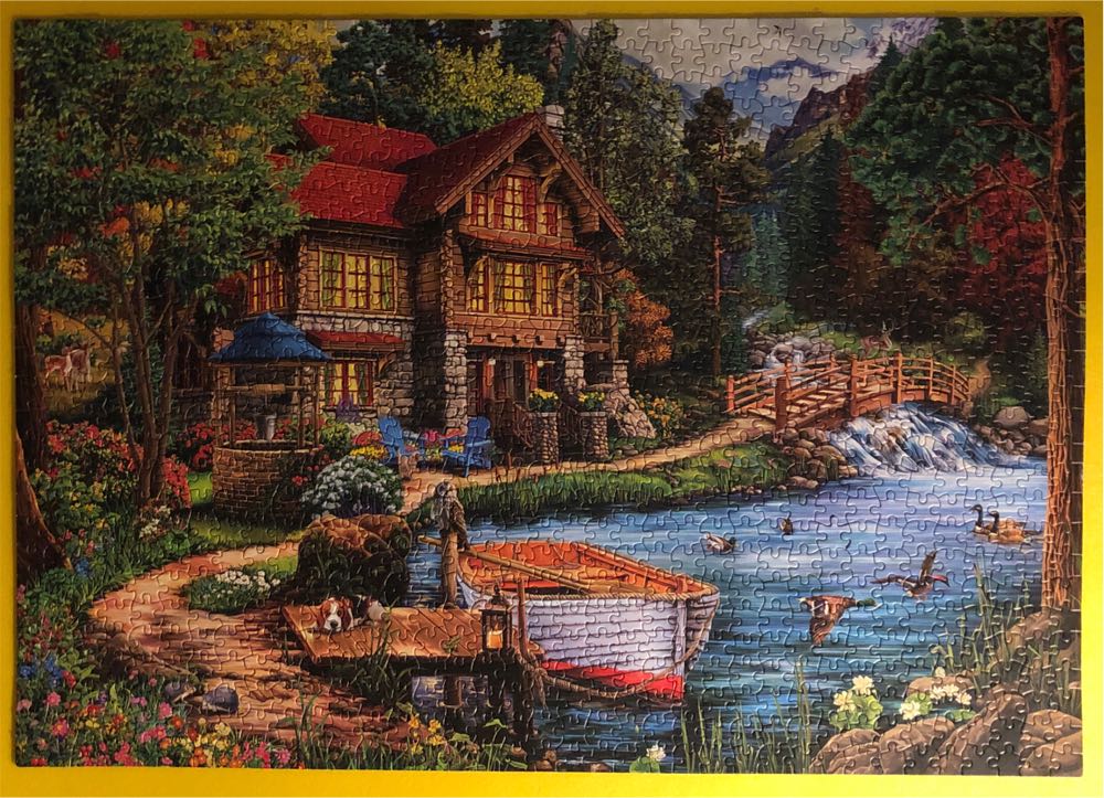 It’s A Dogs Life (UV) 🧩 - Ceaco puzzle collectible [Barcode 021081310901] - Main Image 2