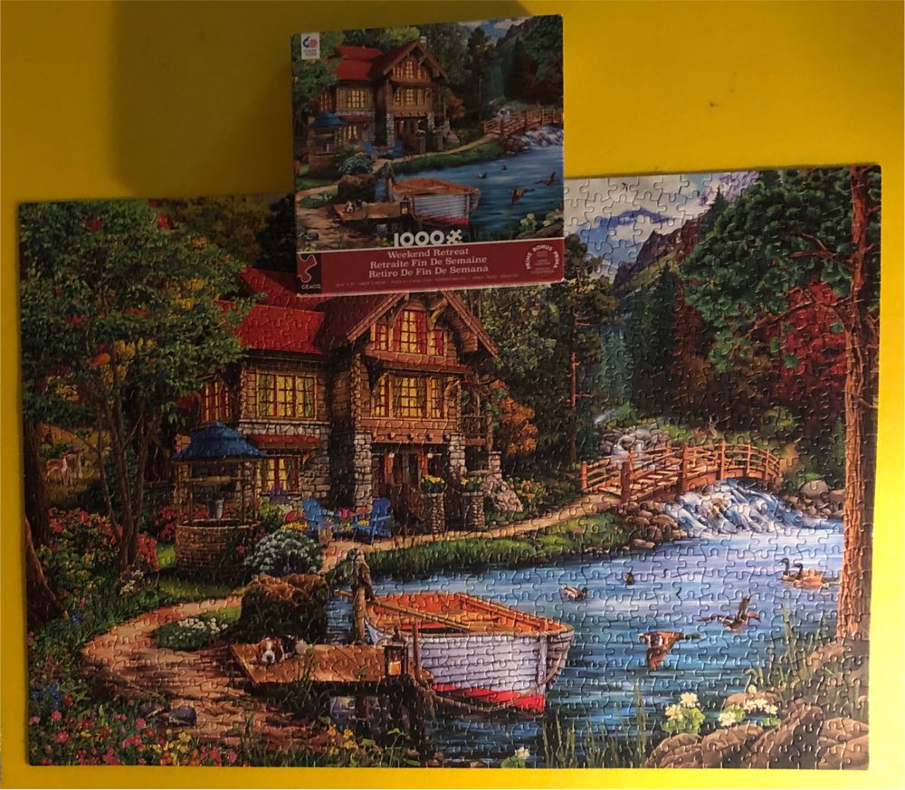 It’s A Dogs Life (UV) 🧩 - Ceaco puzzle collectible [Barcode 021081310901] - Main Image 3