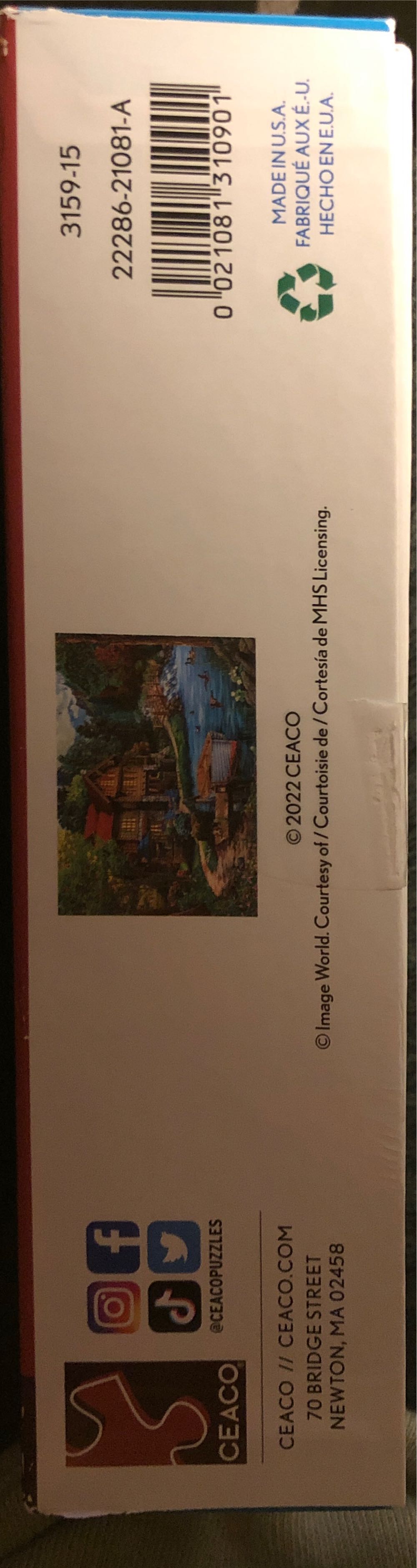 It’s A Dogs Life (UV) 🧩 - Ceaco puzzle collectible [Barcode 021081310901] - Main Image 4