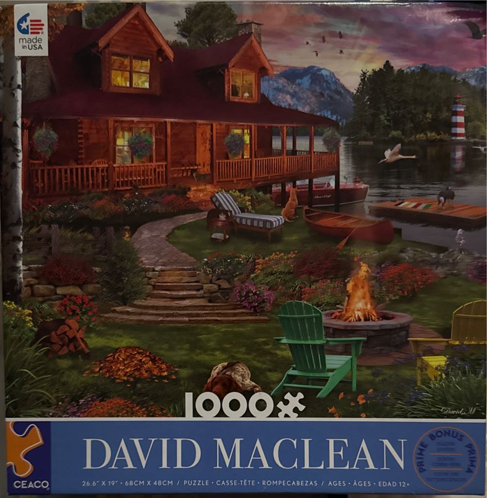 Cottage Retreat - Ceaco 🇺🇸 puzzle collectible [Barcode 021081333221] - Main Image 2