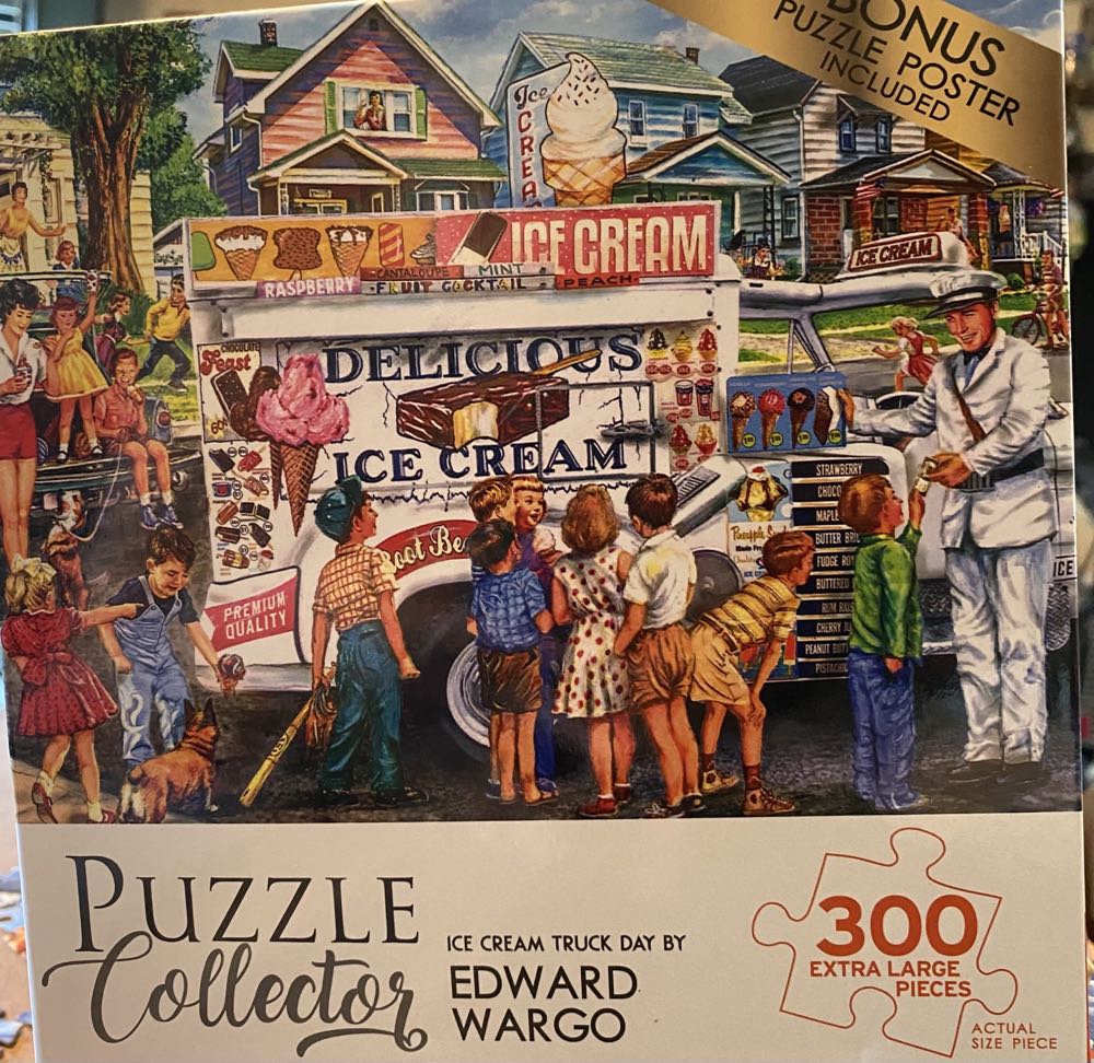 Rose Art Puzzle Collector Ice Cream Truck Day By Edward Wargo 300 Piece Puzzle  puzzle collectible [Barcode 4895145435680] - Main Image 2