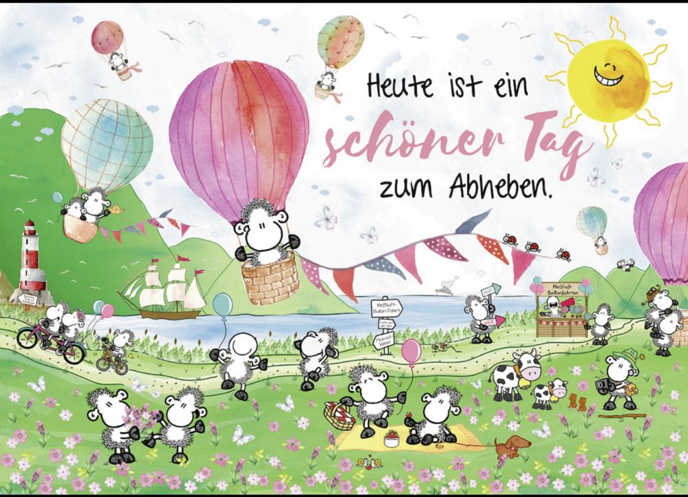 Sheepworld - Wonderful Day For A Holiday - Ravensbuger puzzle collectible - Main Image 2