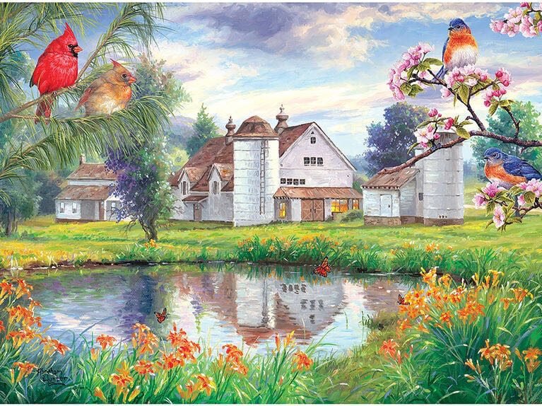 Summer On The Farm (UV) 🧩 - RoseArt puzzle collectible [Barcode 4895145435918] - Main Image 2