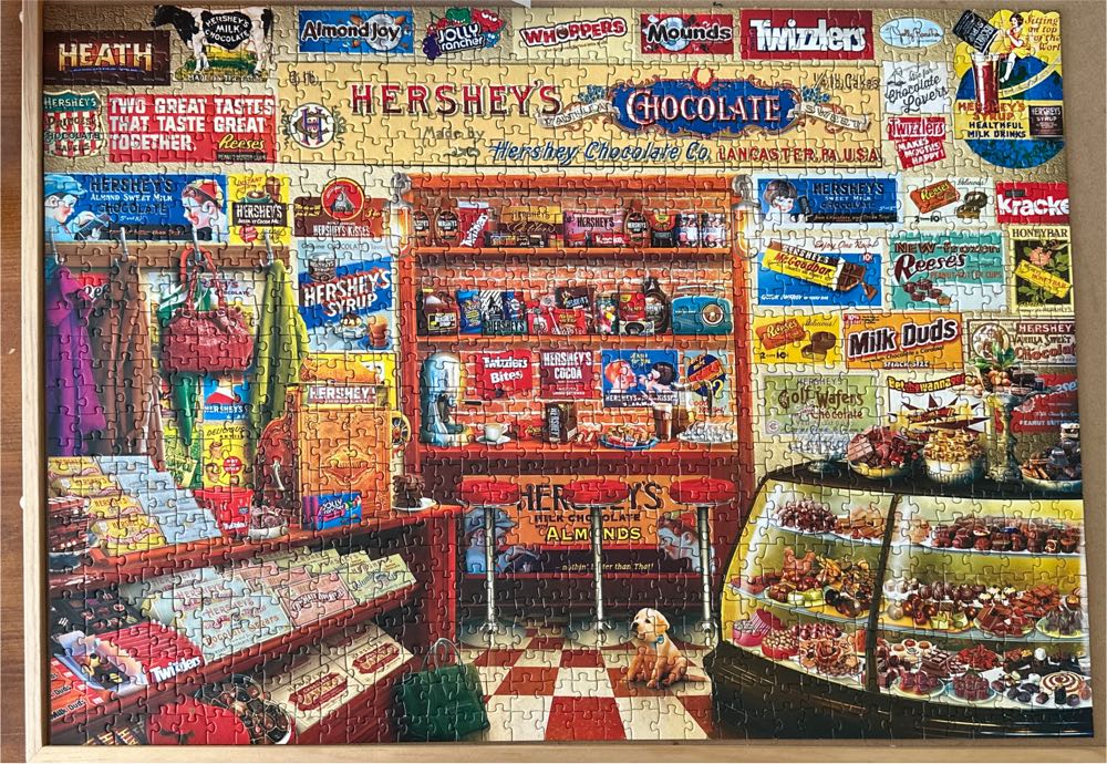 Hershey’s Candy Shop (Nannie) - Master Pieces puzzle collectible [Barcode 705988719134] - Main Image 2