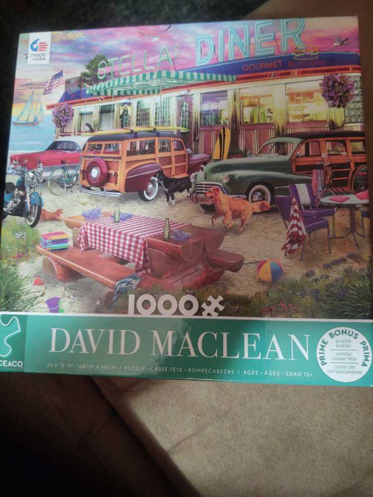 Stella’s Beach Diner - Ceaco puzzle collectible [Barcode 021081311083] - Main Image 2