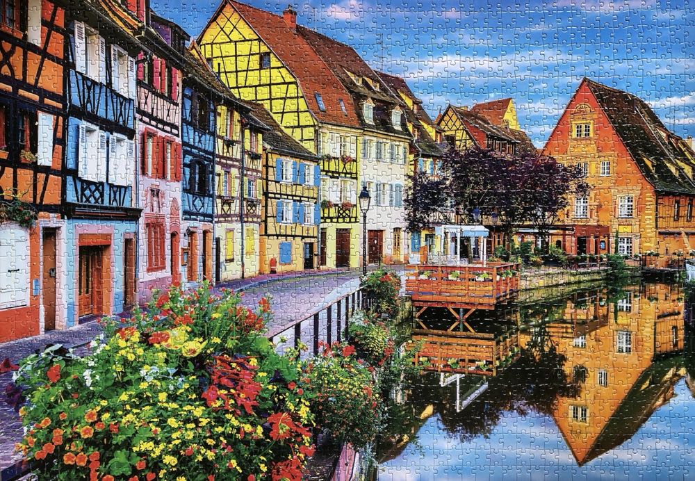 Amazing Traditional French Houses, Petite Venues, France - Colorluxe puzzle collectible [Barcode 9341102313522] - Main Image 2