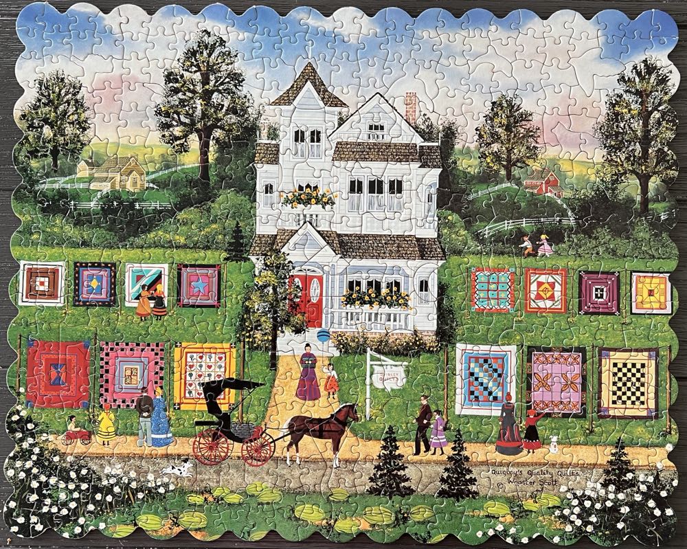 Quigley’s Quality Quilts  - Ceaco puzzle collectible [Barcode 021081010054] - Main Image 2