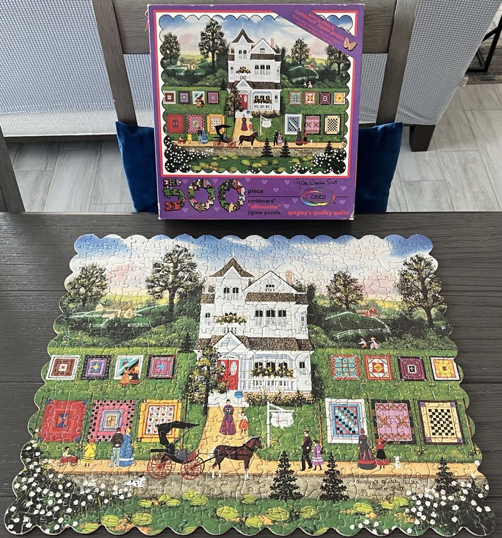 Quigley’s Quality Quilts  - Ceaco puzzle collectible [Barcode 021081010054] - Main Image 3