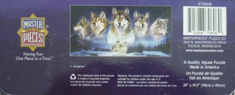 Spirits Of The Pack 🟦 - MasterPieces puzzle collectible [Barcode 705988706080] - Main Image 4