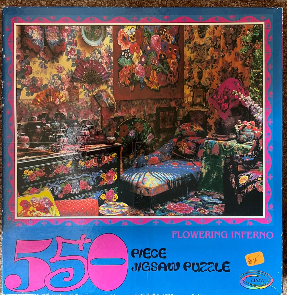 Flowering Inferno -  Ceaco puzzle collectible [Barcode 021081023153] - Main Image 1