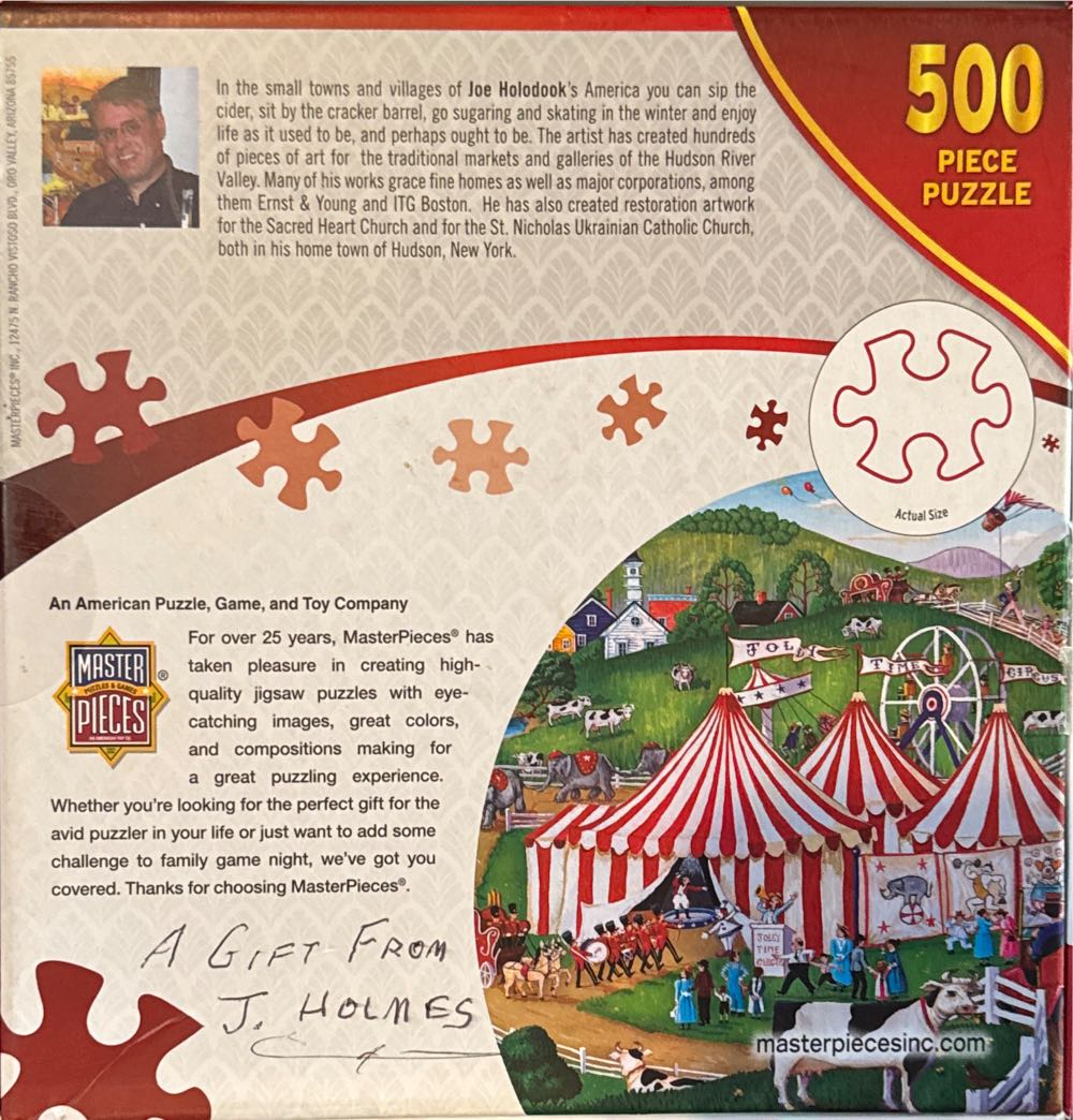Jolly Time Circus - MasterPieces puzzle collectible [Barcode 705988502989] - Main Image 2