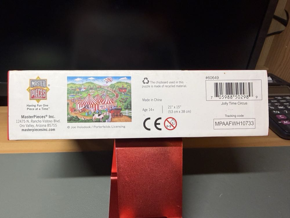 Jolly Time Circus - MasterPieces puzzle collectible [Barcode 705988502989] - Main Image 4