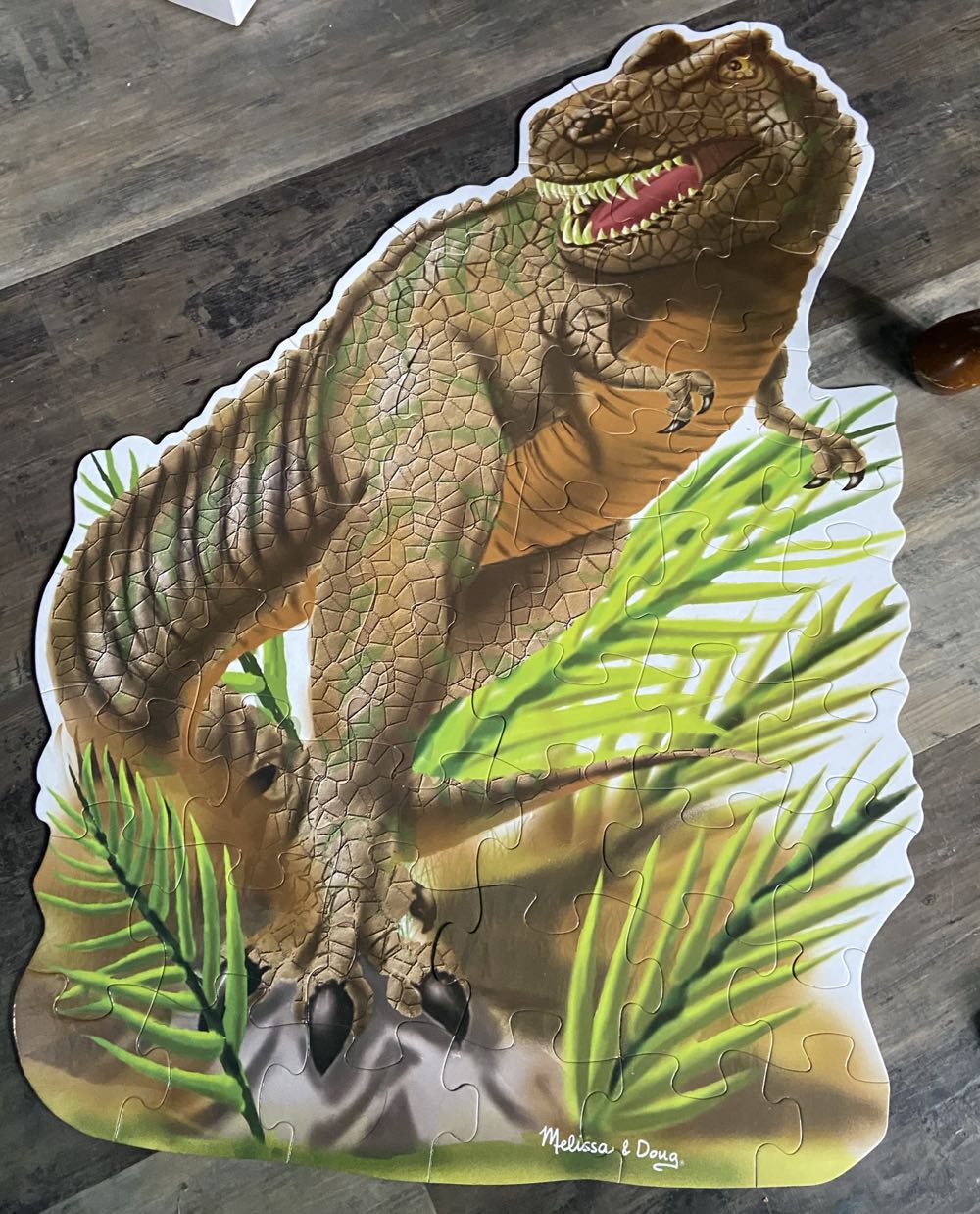 Melissa & Doug T-rex Floor 48 Pc - Melissa & Doug puzzle collectible [Barcode 000772004312] - Main Image 2