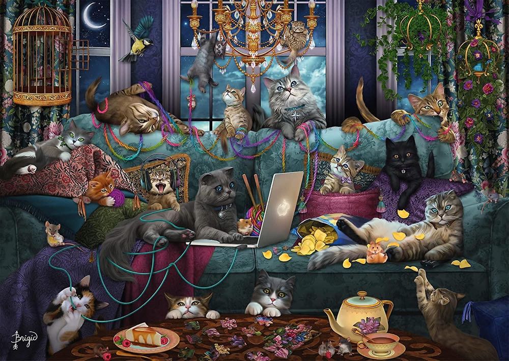 Cats Quarantined - Schmidt Puzzle puzzle collectible [Barcode 4001504599898] - Main Image 2