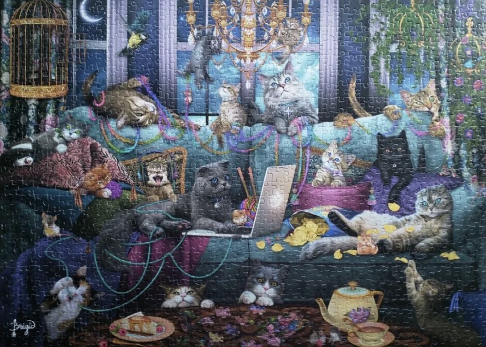 Cats Quarantined - Schmidt Puzzle puzzle collectible [Barcode 4001504599898] - Main Image 4