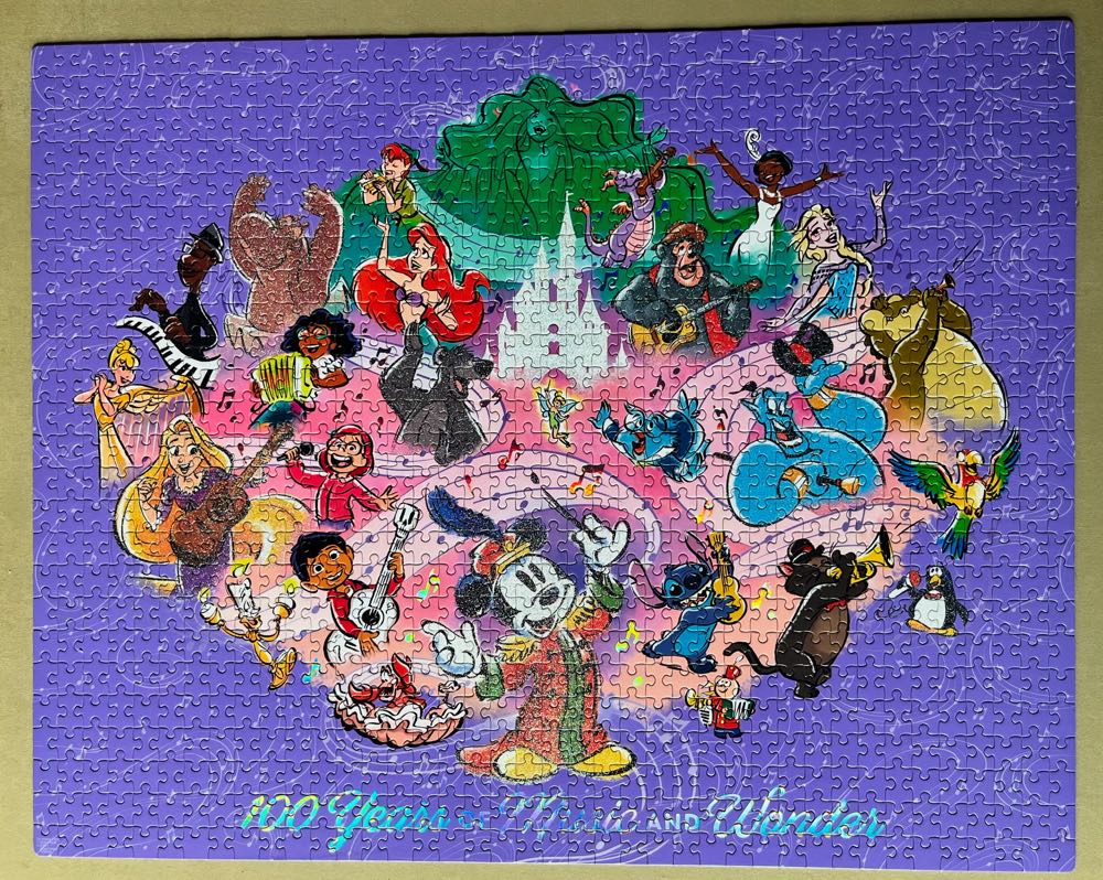 Z - 100 Years Of Music And Wonder  (Framed) - Disney Parks puzzle collectible [Barcode 400958271246] - Main Image 2