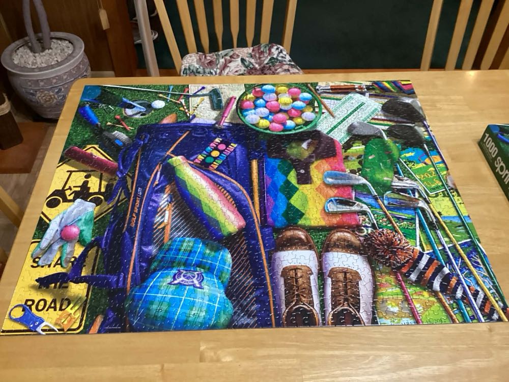 Par For The Course - Springbok puzzle collectible [Barcode 091683111299] - Main Image 2