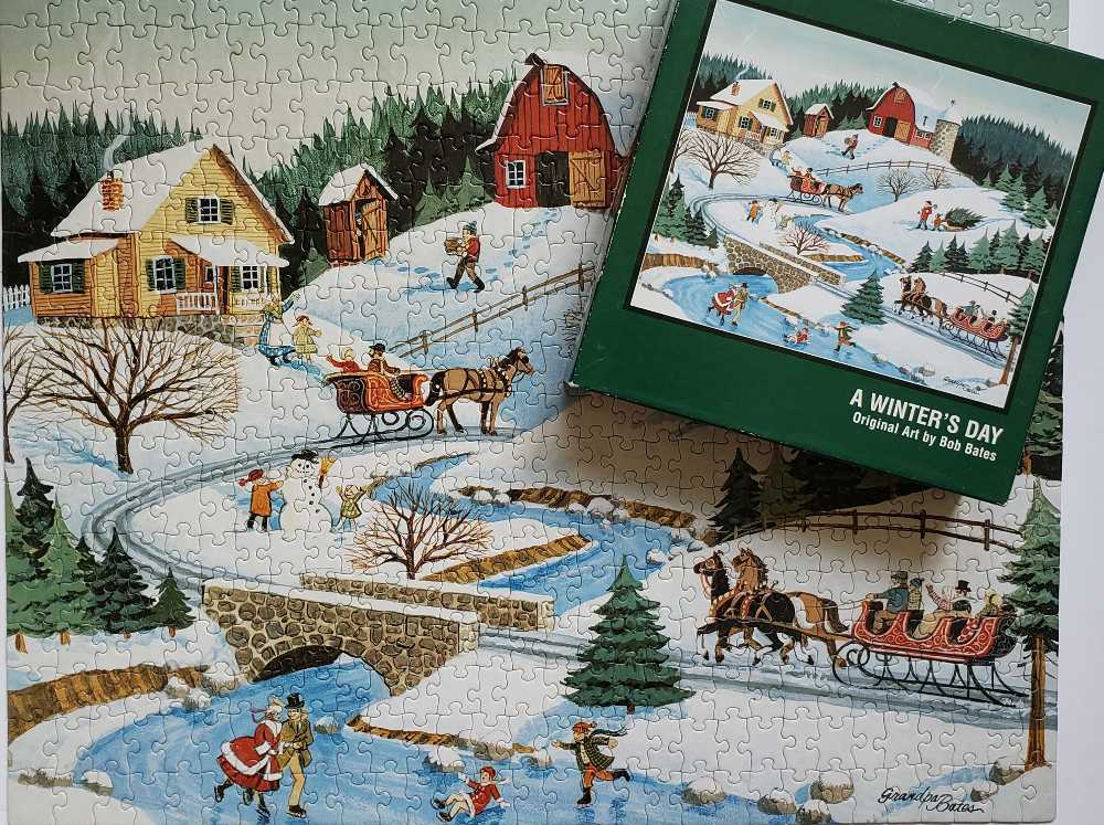 A Winter’s Day - Puzzle Makers puzzle collectible [Barcode 704812069148] - Main Image 3
