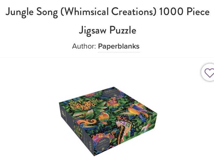Paperblanks - Jungle Song (Whimsical Creations) - Paperblanks puzzle collectible - Main Image 2