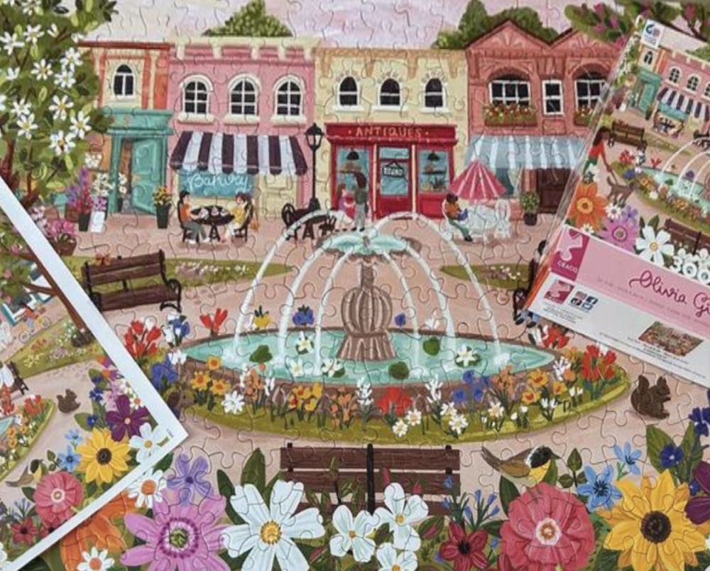 Town Park - Ceaco puzzle collectible [Barcode 0021081210096] - Main Image 3