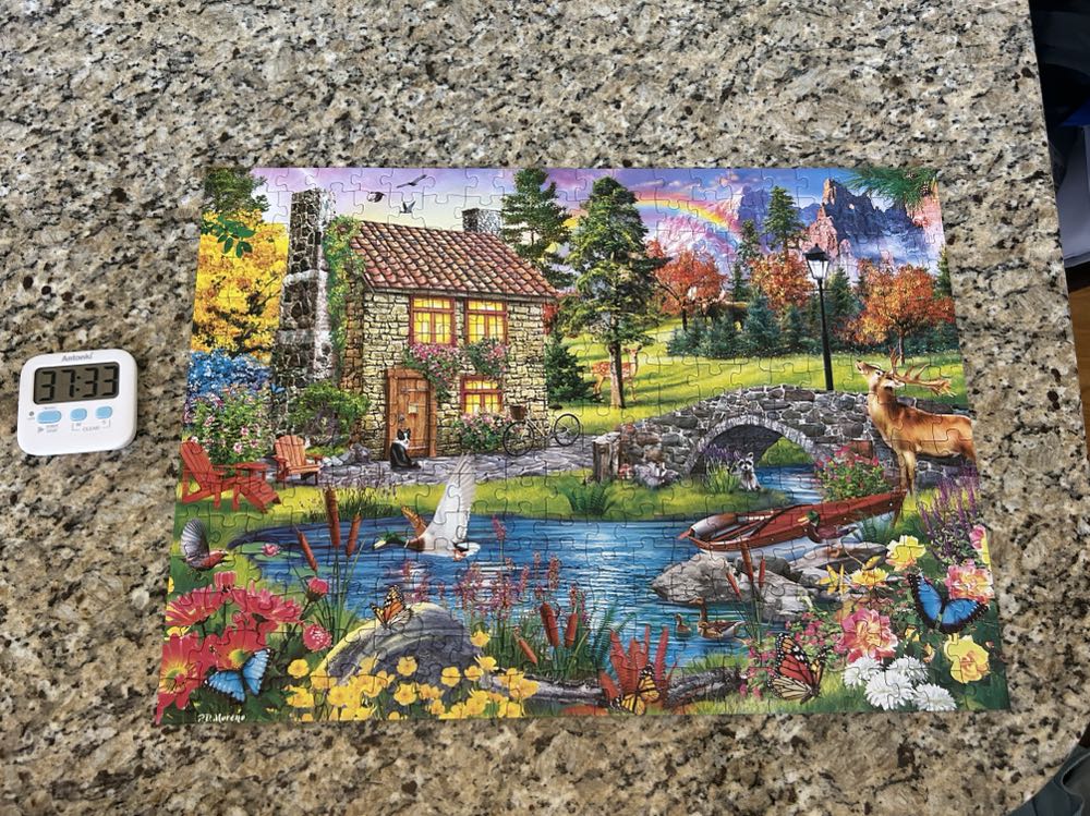 TS Stoney Brook Cottage - MasterPieces puzzle collectible [Barcode 705988610653] - Main Image 2