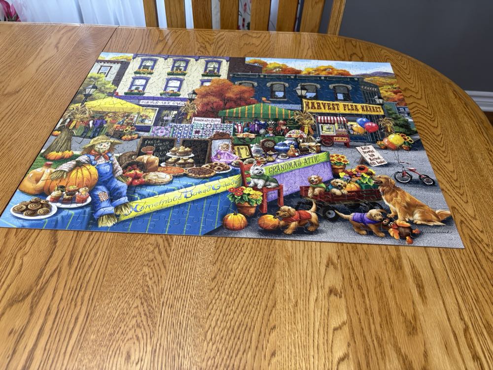 Harvest Flea Market - Bits & Pieces 🇺🇸 puzzle collectible [Barcode 192949066619] - Main Image 2