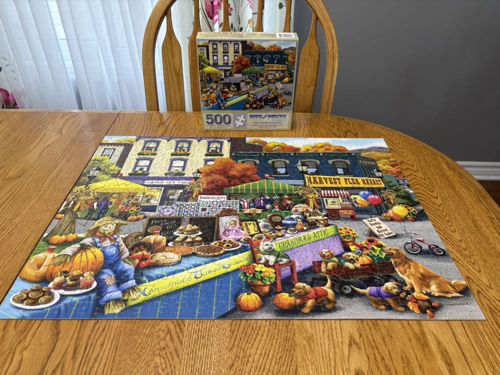 Harvest Flea Market - Bits & Pieces 🇺🇸 puzzle collectible [Barcode 192949066619] - Main Image 3