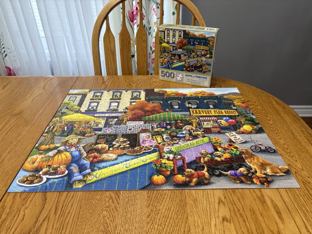 Harvest Flea Market - Bits & Pieces 🇺🇸 puzzle collectible [Barcode 192949066619] - Main Image 4