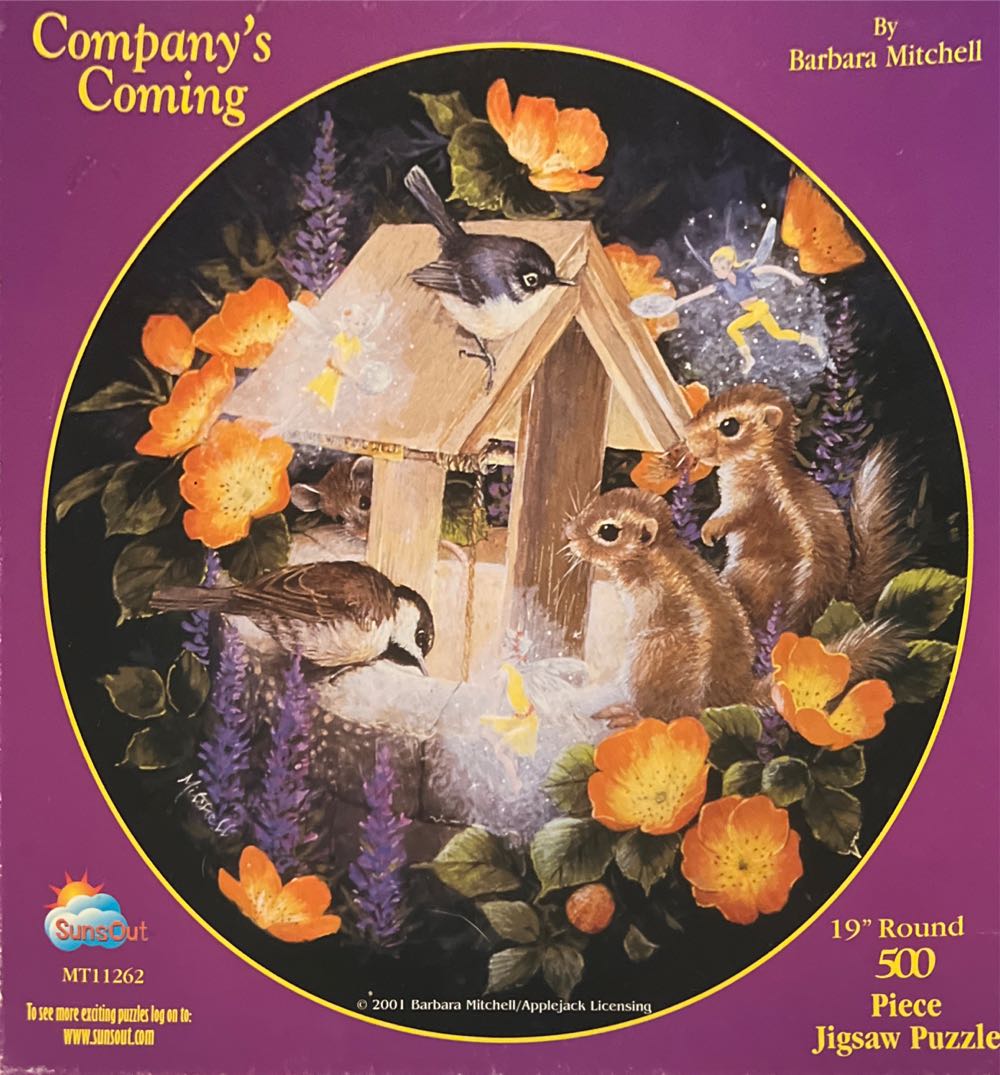 Company’s Coming - SunsOut puzzle collectible [Barcode 796780112629] - Main Image 1