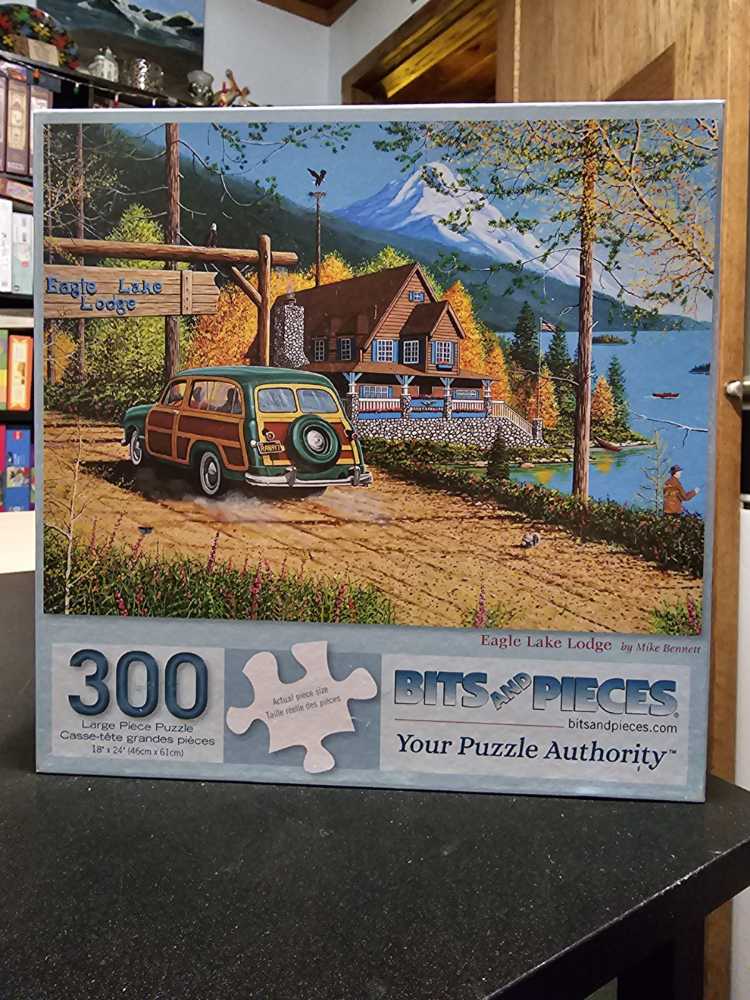Eagle Lake Lodge - Bits & Pieces puzzle collectible [Barcode 192949073181] - Main Image 2