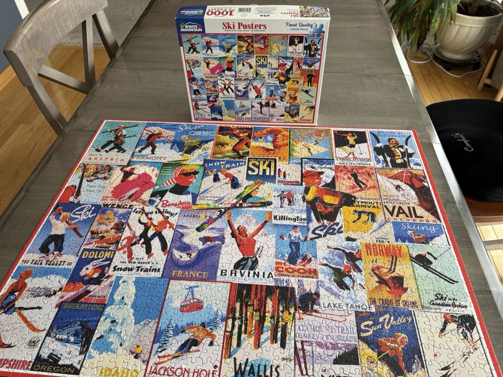 Ski Posters 💎 - White Mountain puzzle collectible [Barcode 724819255122] - Main Image 3