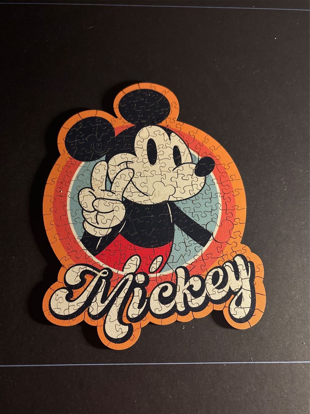 Retro Mickey Mouse - Trefl Wood Craft puzzle collectible [Barcode 5900511201918] - Main Image 2