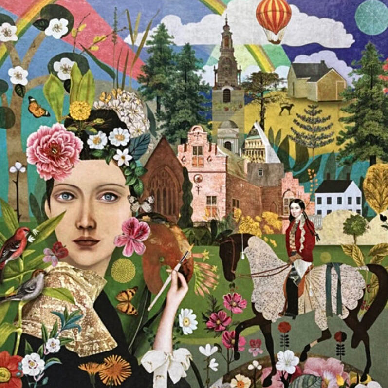 Artist & Daughter - eeBoo Puzzles puzzle collectible - Main Image 1