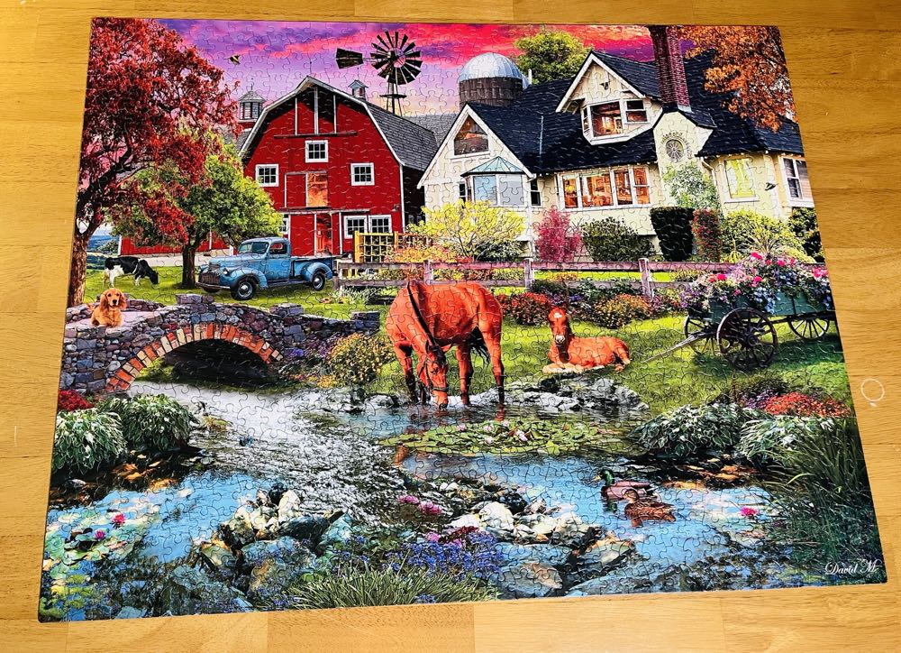 Memories On The Farm - Ceaco puzzle collectible [Barcode 021081320108] - Main Image 2