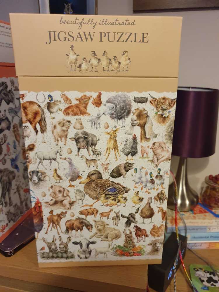 The Farmyard Set - Wrendale Designs puzzle collectible [Barcode 5056464301639] - Main Image 2