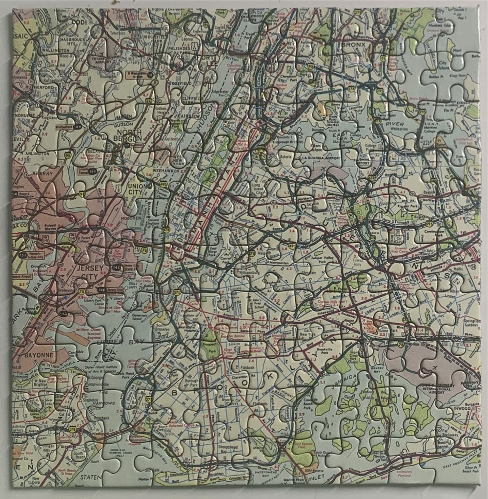 New York Map - Nordevco puzzle collectible - Main Image 2