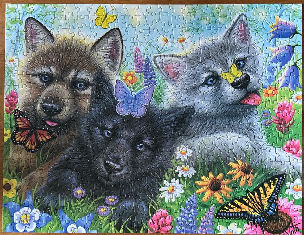 Butterfly Delight (NIB) Stephanie - Bits And Pieces puzzle collectible [Barcode 192949074539] - Main Image 2