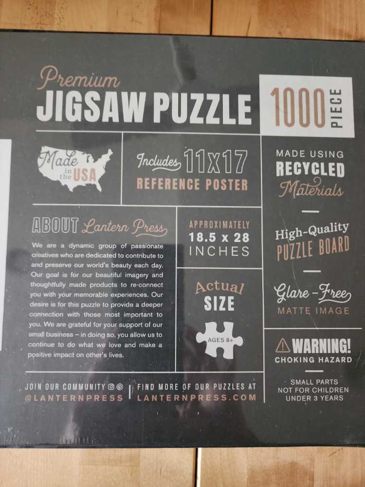 Puget Sound Washington  - Lantern Press puzzle collectible [Barcode 744252420215] - Main Image 2