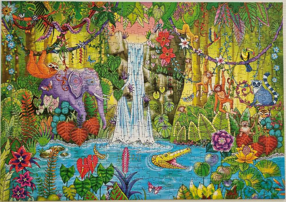 Magical Jungle : Wild Wonders - Buffalo Games puzzle collectible [Barcode 079346038473] - Main Image 2